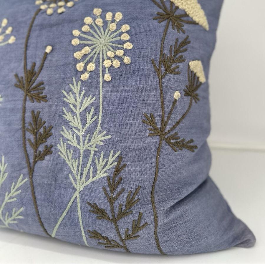 CUSHION COVER ANTHRISCUS BLUE