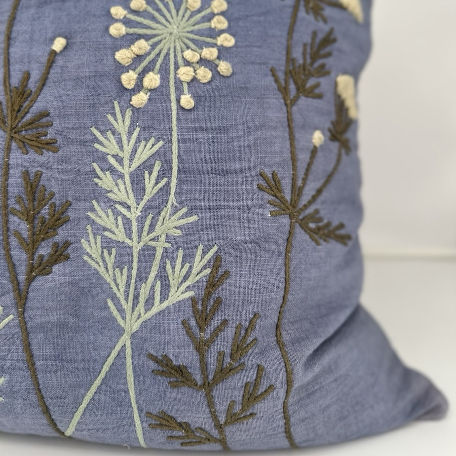 CUSHION COVER ANTHRISCUS BLUE