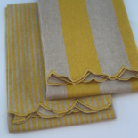 KITCHEN TOWEL SCALLOP YELLOW 2ass KITCHEN TOWEL SCALLOP YELLOW 2ass