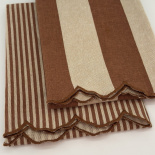 KITCHEN TOWEL SCALLOP RUST 2ass KITCHEN TOWEL SCALLOP RUST 2ass