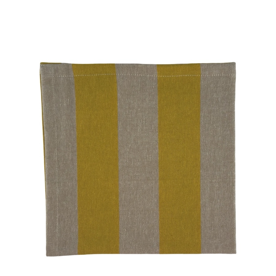 NAPKIN BLOCK STRIPE YELLOW