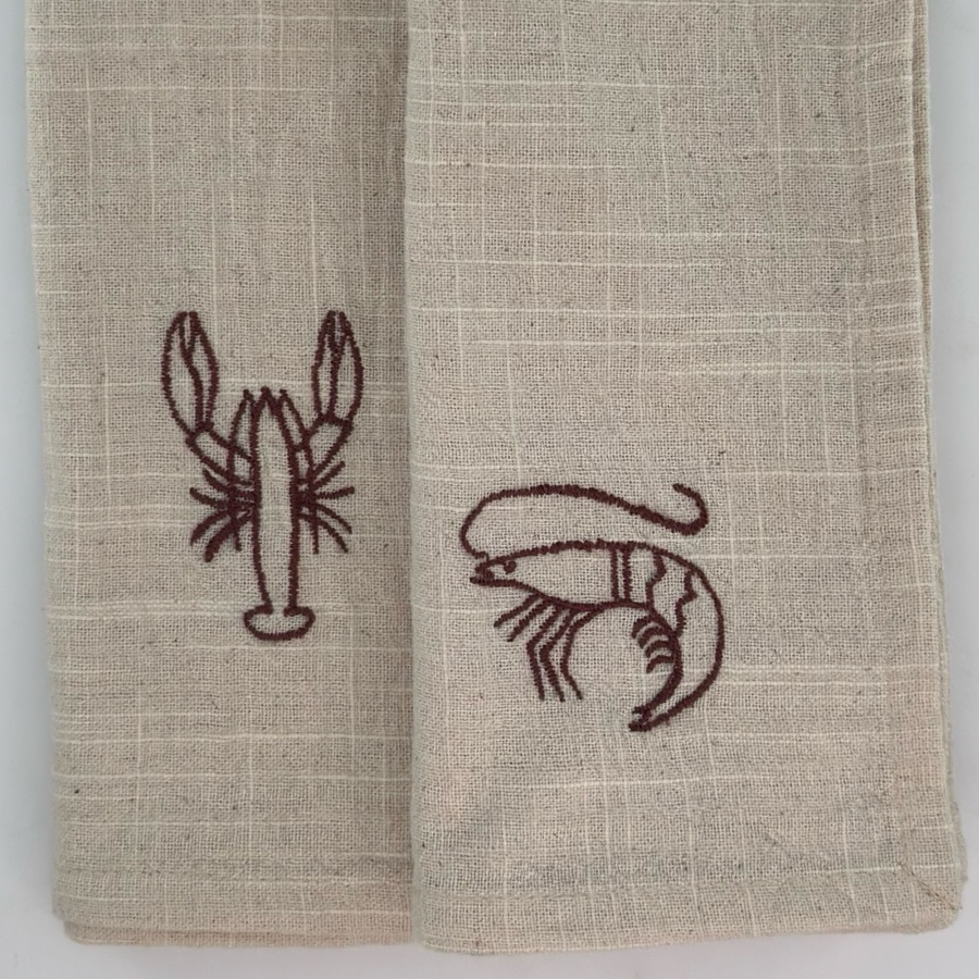 NAPKIN OUTLINE SEA 2ass