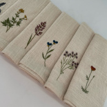 NAPKIN OUTLINE FLORAL 6ass NAPKIN OUTLINE FLORAL 6ass