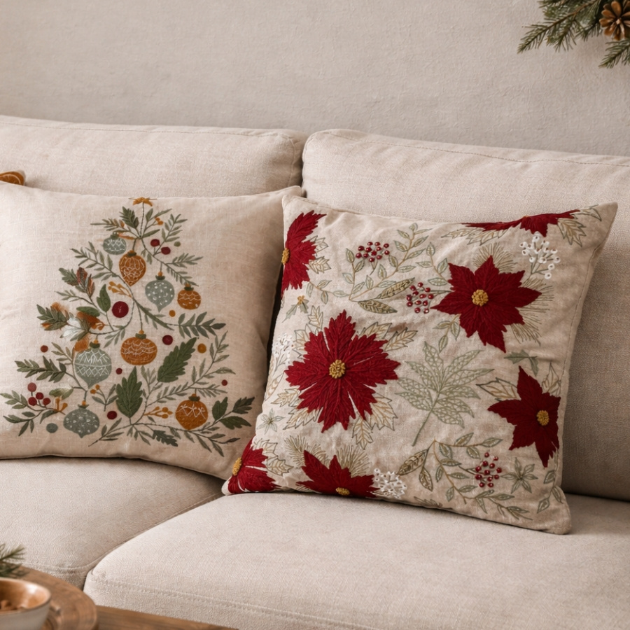CUSHION COVER EUPHORBIA