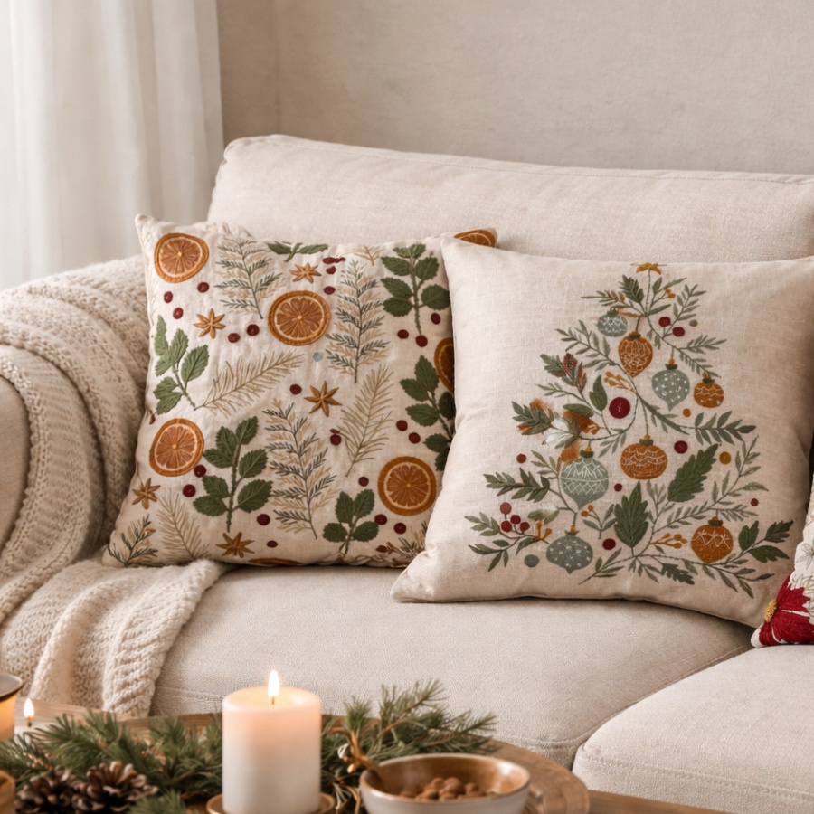 CUSHION COVER ARBOR NATALIS