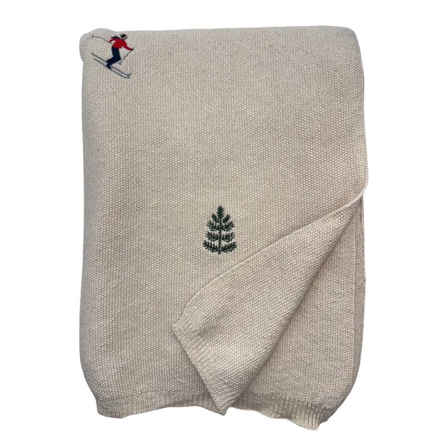 KNITTEED BLANKET PINE & SHINE