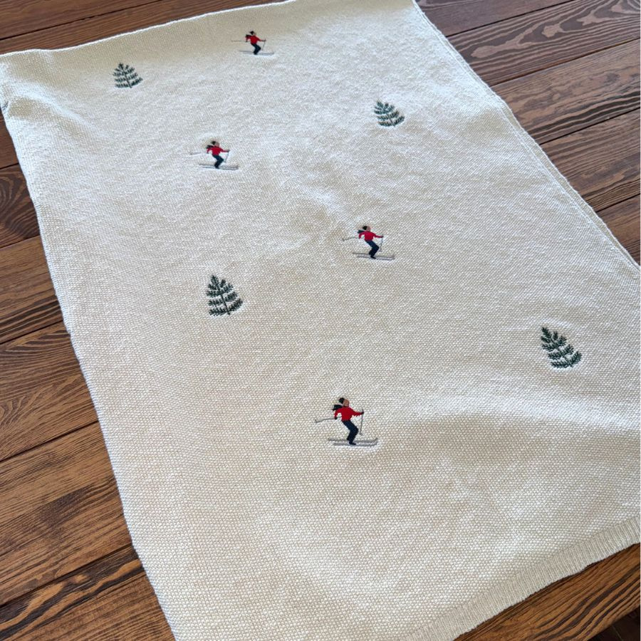 KNITTEED BLANKET PINE & SHINE