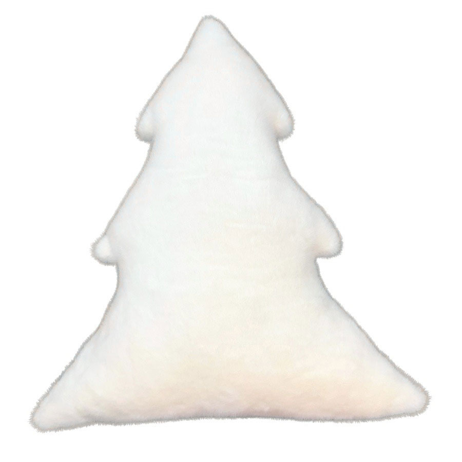 STUFFED CUSHION TREE WHITE
