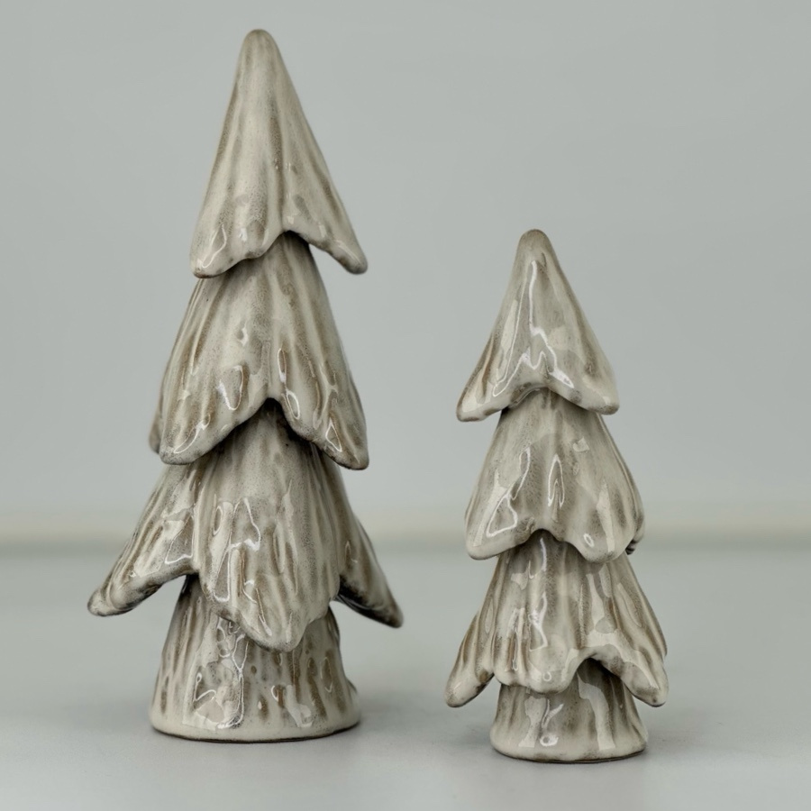 DECORATION SNOW PINE M