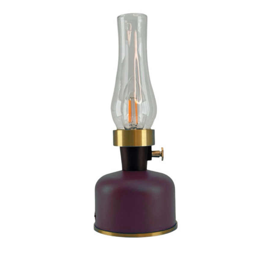 TABLE LAMP POMOX BURGUNDY