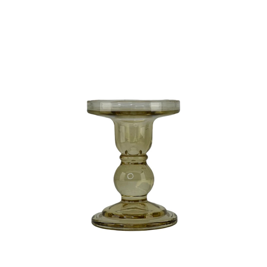 PILLAR CANDLE HOLDER GLOBE SAND S