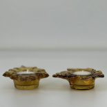 CANDLE HOLDER LEAF ORANGE CANDLE HOLDER LEAF ORANGE