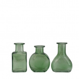 MINI VASE TREV GREEN 3ass MINI VASE TREV GREEN 3ass