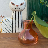 MINI VASE TREVA ORANGE 3ass MINI VASE TREVA ORANGE 3ass