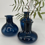 MINI VASE TREVA DARK BLUE 3ass MINI VASE TREVA DARK BLUE 3ass