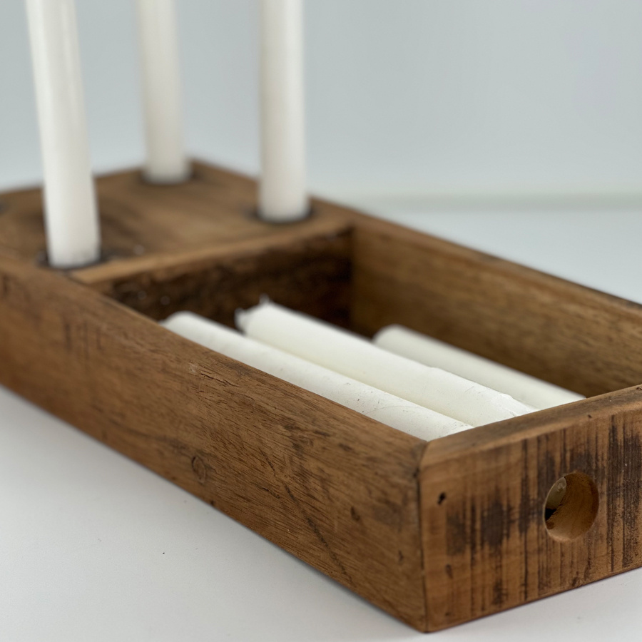 ReUSED CANDLE TRAY