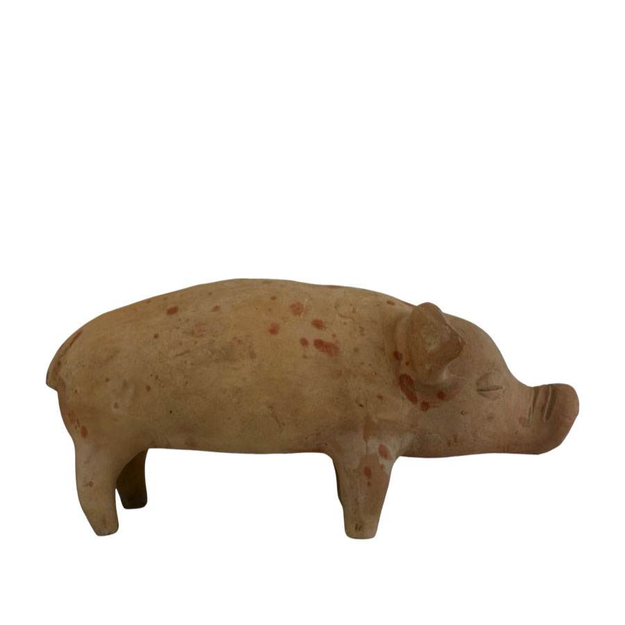 ReUSED PIGGY BANK CLAY L