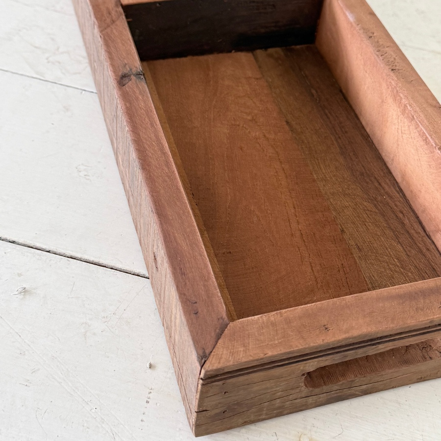 ReUSED CANDLE TRAY LONG