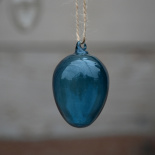 HANGING EGG SHEERE BLUE SMALL
