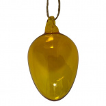 HANGING EGG SHEERE YELLOW LARGE HANGING EGG SHEERE YELLOW LARGE