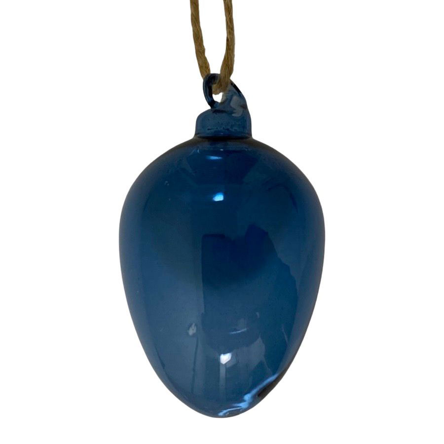 HANGING EGG SHEERE BLUE LARGE