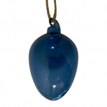 HANGING EGG SHEERE BLUE LARGE HANGING EGG SHEERE BLUE LARGE
