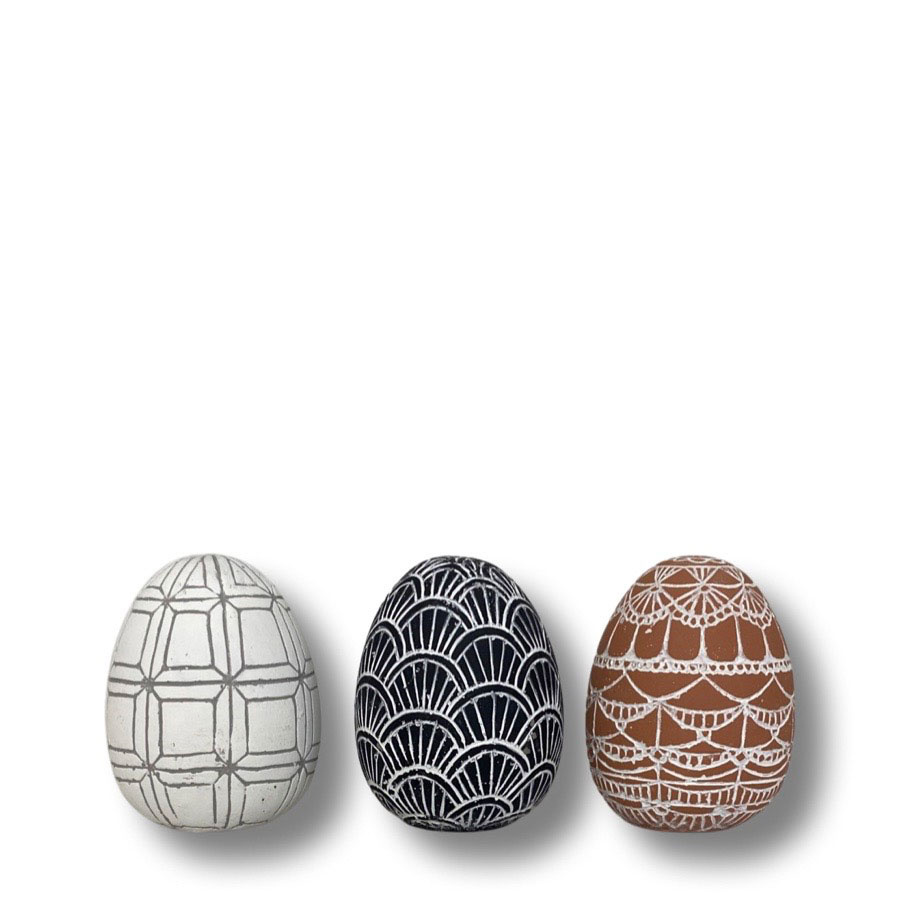 EGGY SMALL 3 IN A BOX DECORATION