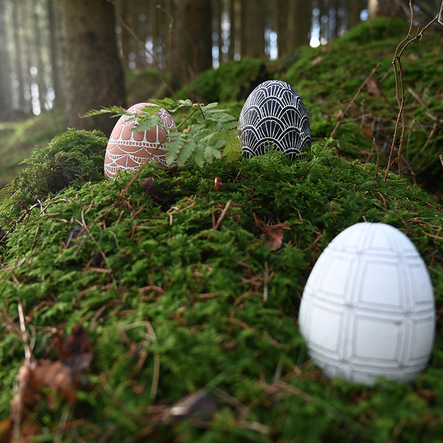 EGGY LARGE 3 IN A BOX DECORATION