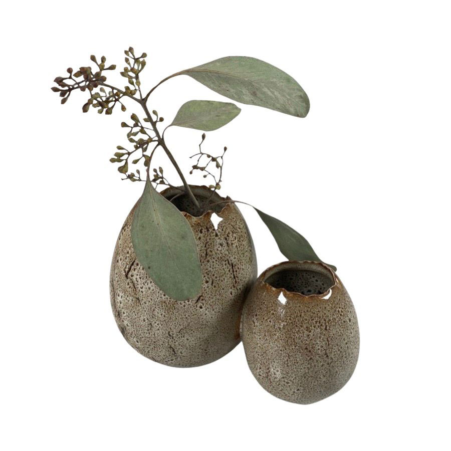 POT DOUBLE EGG MOTTLED