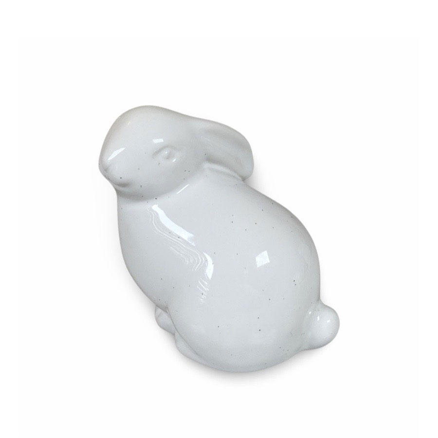 DECORATION RABBIT DAISY WHITE