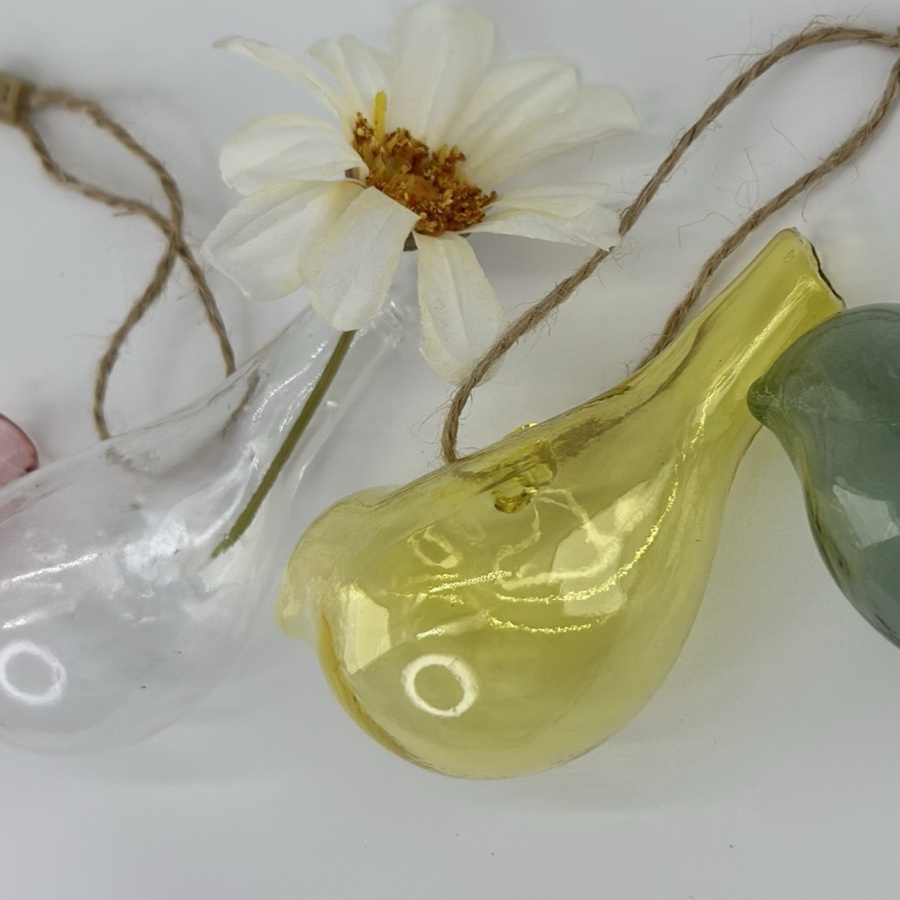 HANGING SHEERE BIRDS 4ass