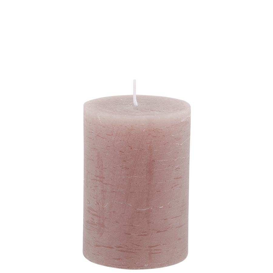 CANDLE 7X10CM LIGHT BROWN 40HR