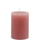 CANDLE 7X10CM PINK 40HR