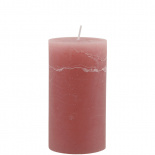 CANDLE 7X13CM PINK 52HR
