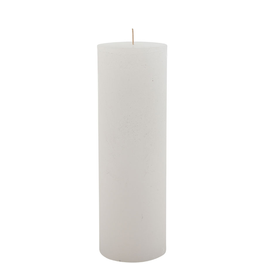 CANDLE 10X30CM WHITE 96HR