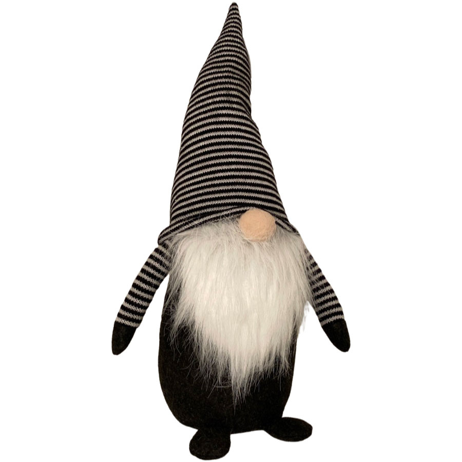 DECORATION SANTA BLACK STRIPES