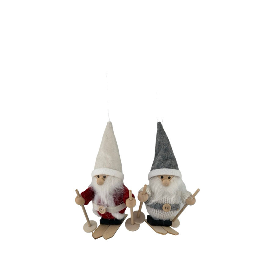 DECORATION SKI CLAUS 2ass