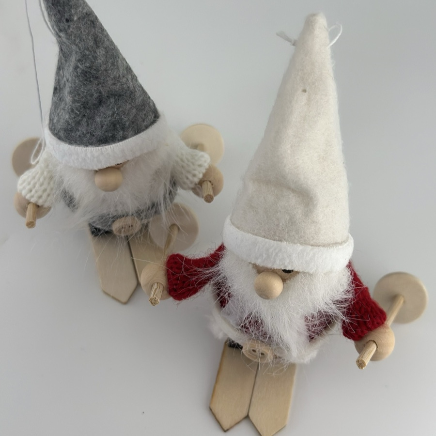 DECORATION SKI CLAUS 2ass