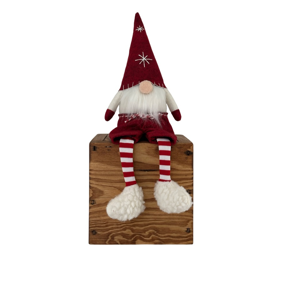 DECORATION SITTING SANTA STERREN