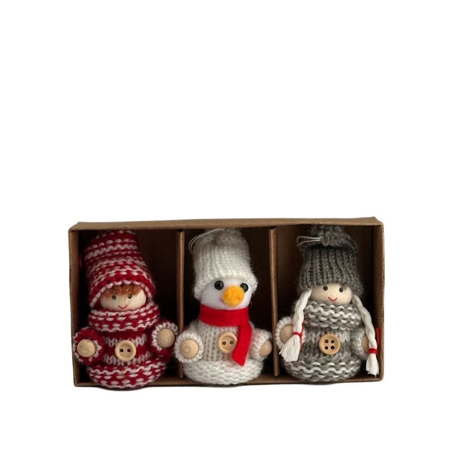 HANGING SNOWMAN 3set