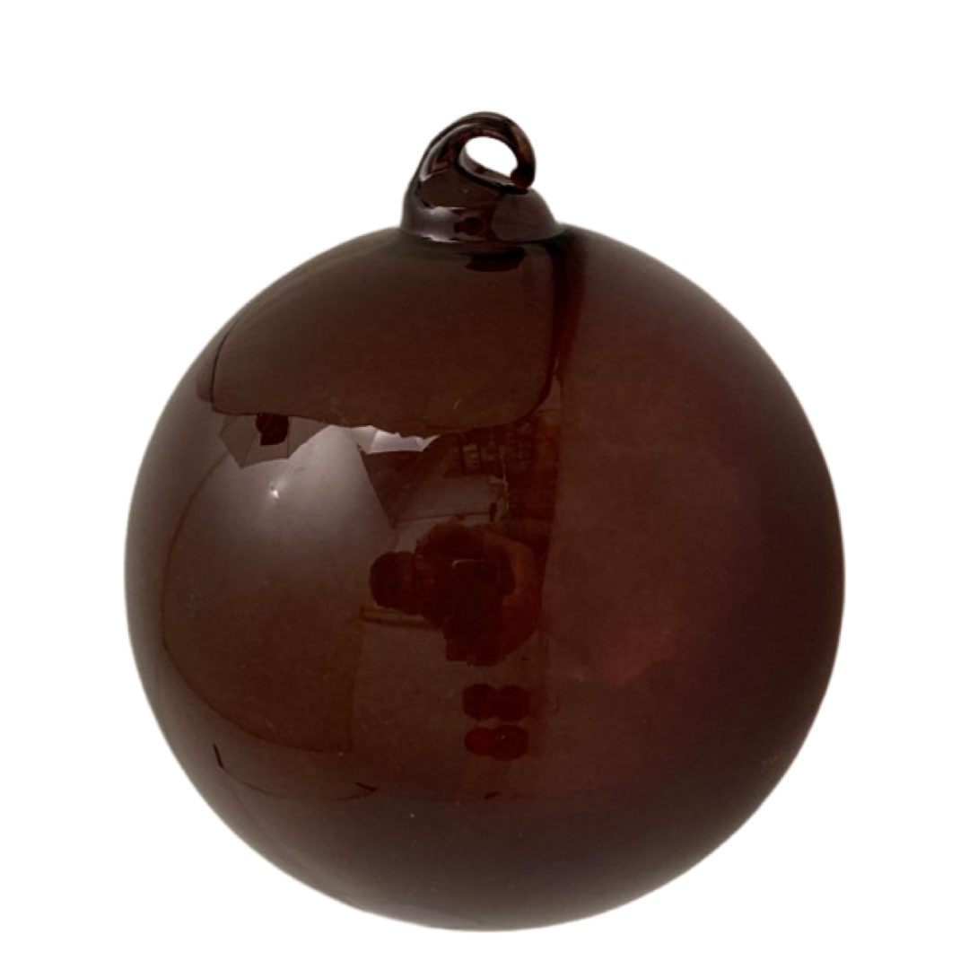 ORNAMENT SHEERE BROWN LARGE