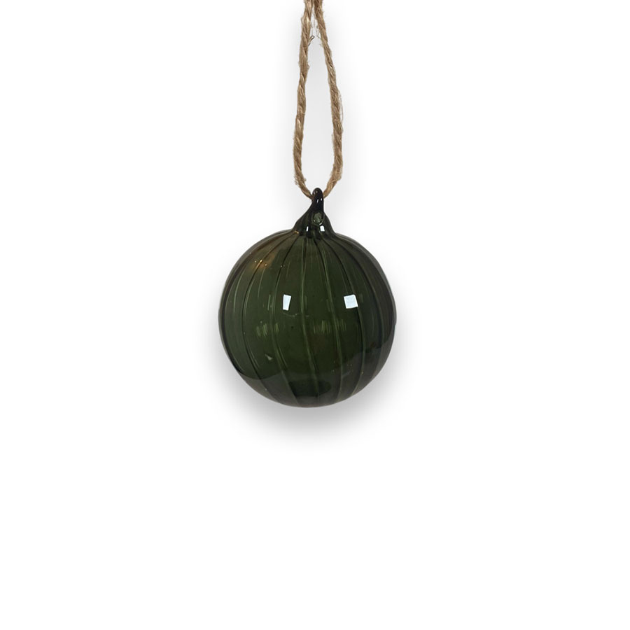 ORNAMENT SHEERE SWIRL MOSS MINI VELVET