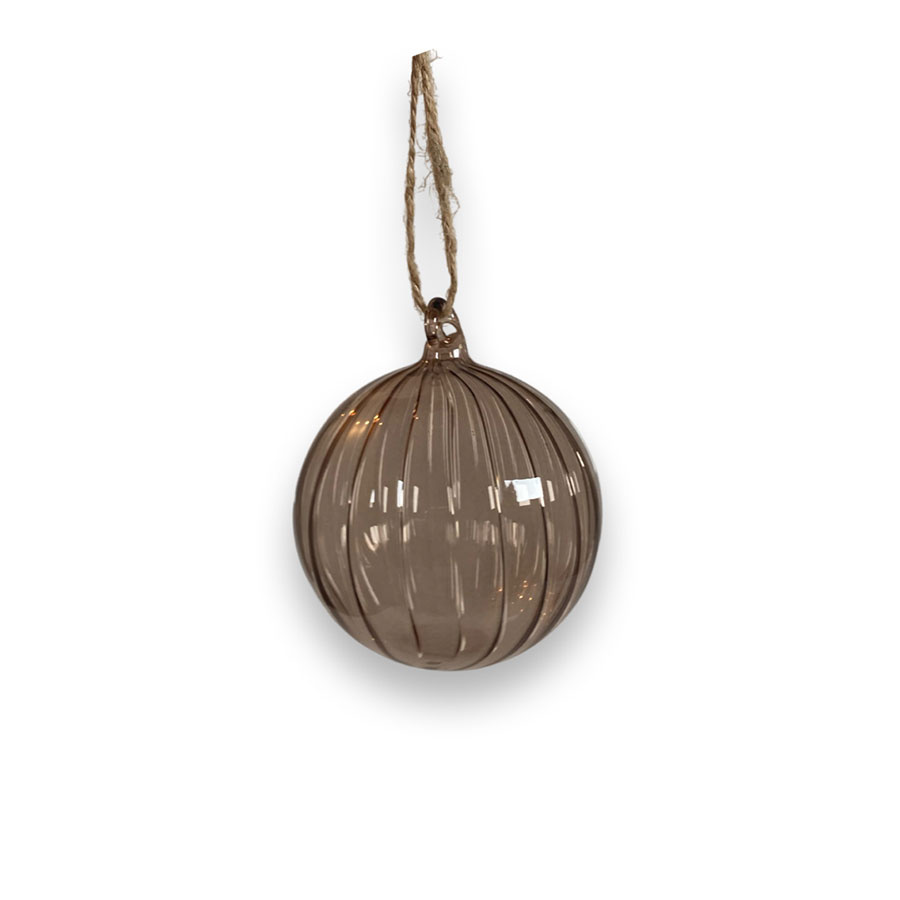 ORNAMENT SHEERE SWIRL SAND SMALL