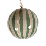 HANDPAINTED ORNAMENT BELL SAGE HANDPAINTED ORNAMENT BELL SAGE