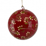 HANDPAINTED ORNAMENT BONNI RED HANDPAINTED ORNAMENT BONNI RED