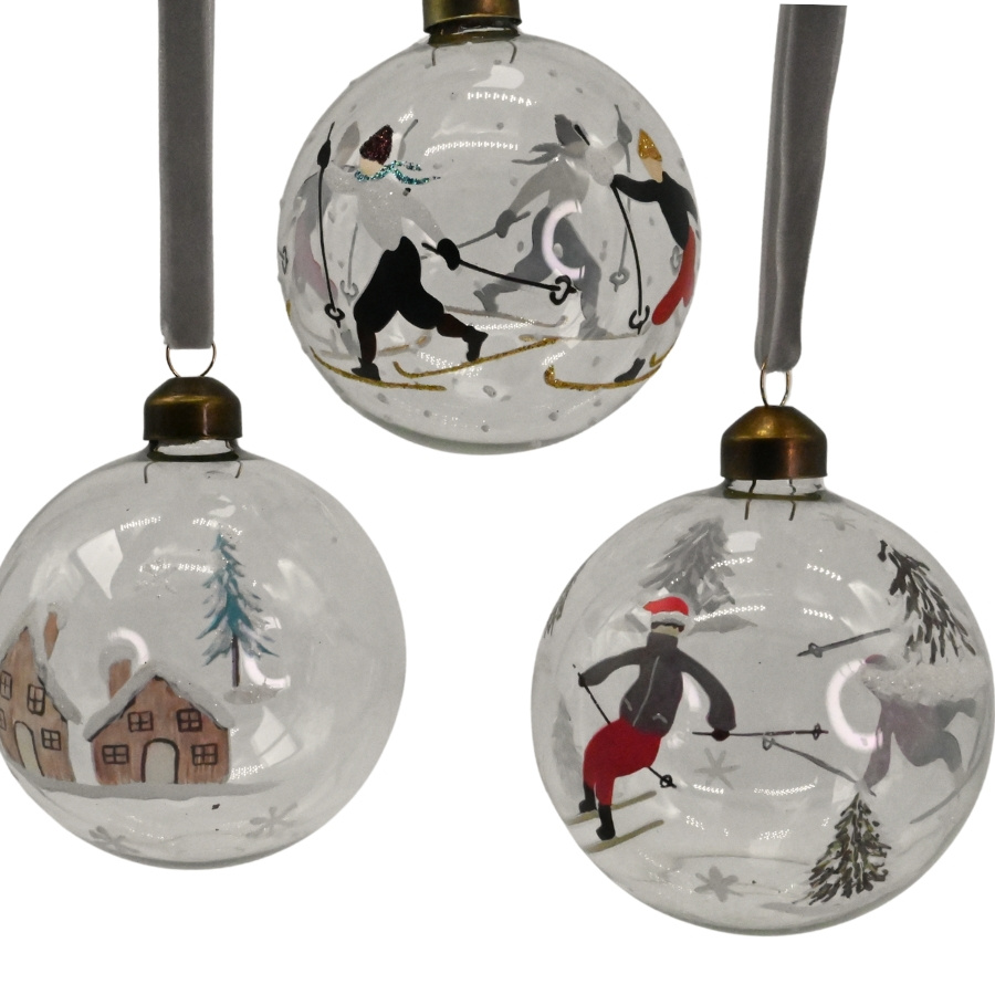 ORNAMENT CLEAR ALPINE- L