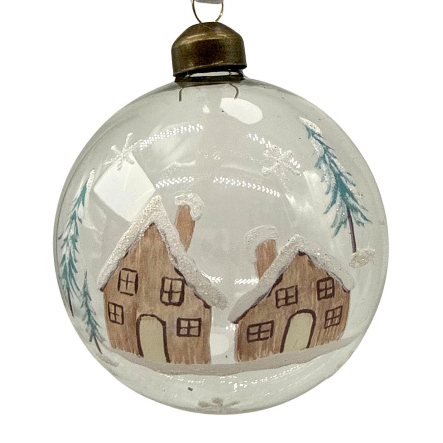 ORNAMENT CLEAR WINTER WONDERLAND-S