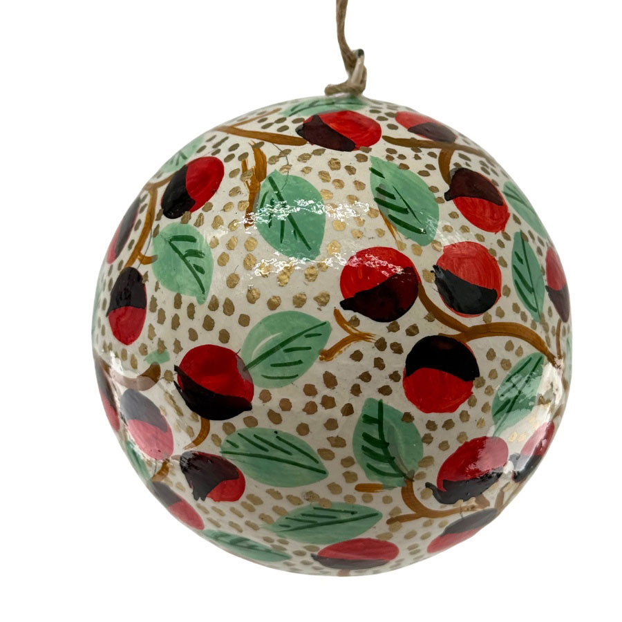 HANDPAINTED ORNAMENT POMEGRANATE