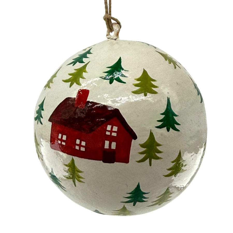 HANDPAINTED ORNAMENT  WINTER