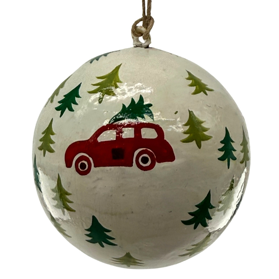 HANDPAINTED ORNAMENT  WINTER